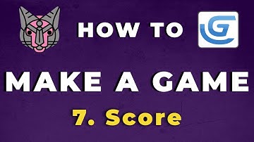 How To Make A Game with GDevelop - Score and UI (E07)