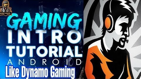 How to make a Dynamo gaming special intro for your youtube channel in 2 minutes