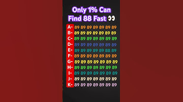 Spot 88 fast! 👀 #shorts #viral #puzzel #find #journey #iq #iqtest