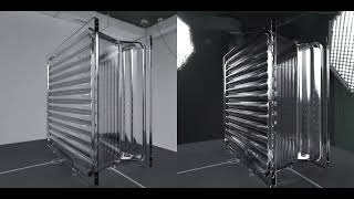 Glass Tiles - Physically Based Rendering: block fluted glass