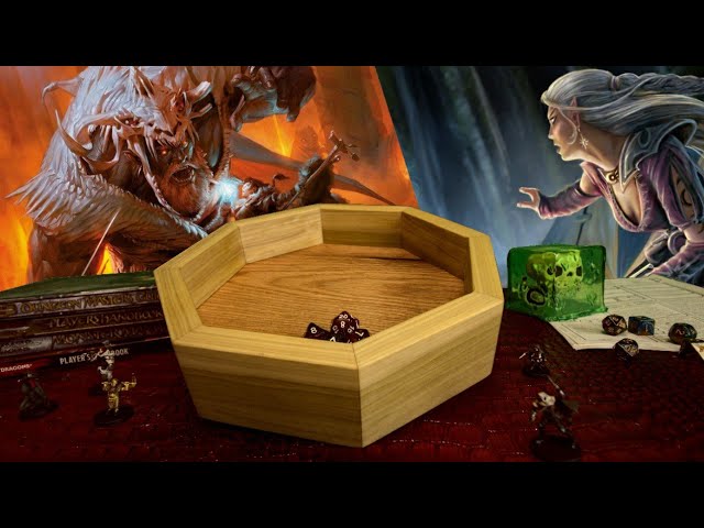 How to Make a Dice Tray! (with limited tools) Beginners Project class=