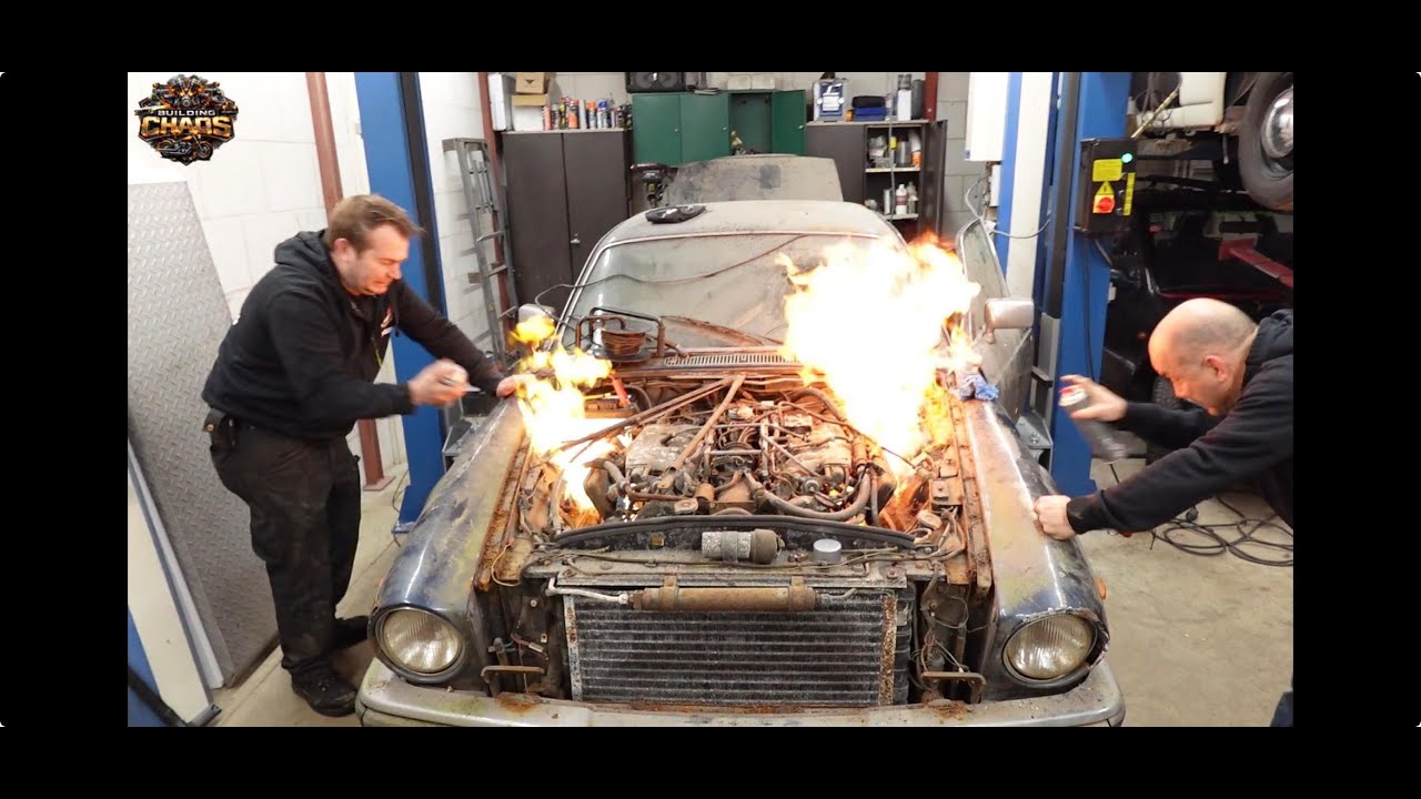 Eerste start na 30 jaar 🔥 Jaguar V12 loopt uit op complete chaos