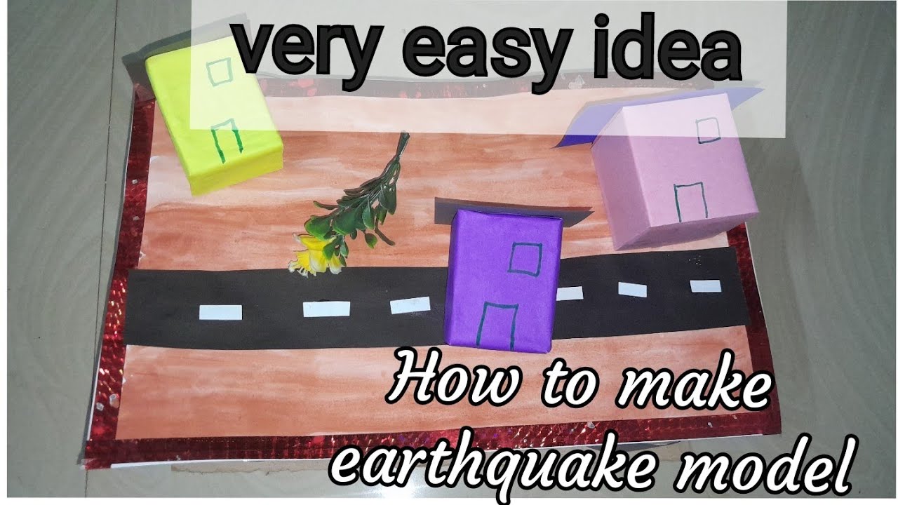 very simple earth quake model/how to make earthquake model /earthquake ...