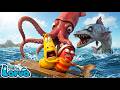 LARVA Movie 2026: Red and Yellow Are Trapped Between a Giant Squid and Sea Monster! 🌊😱