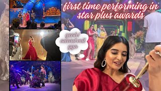 First time performing in star parivaar awards | BTS | #bhavikasharma #starplus #gumhaikisikepyarmein