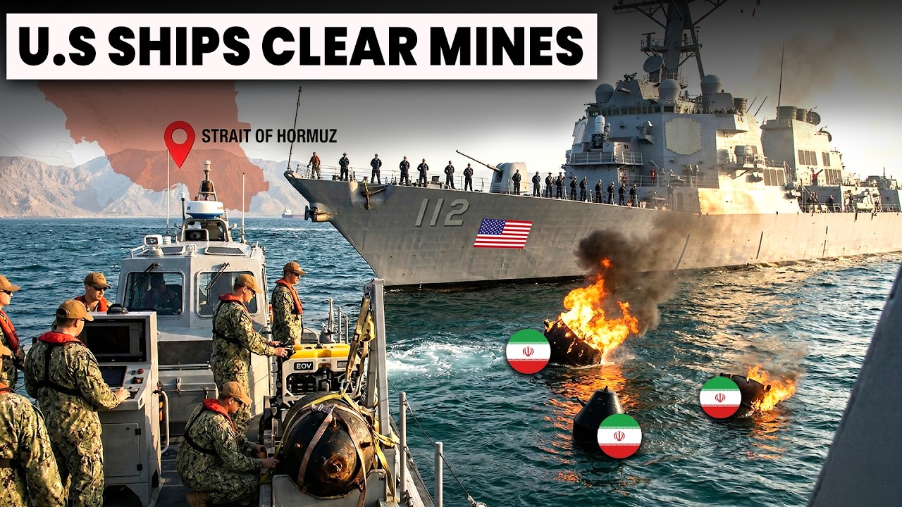 OPEN IMMEDIATELY: U.S. Destroyers Clear Sea Mines in the Strait of ...