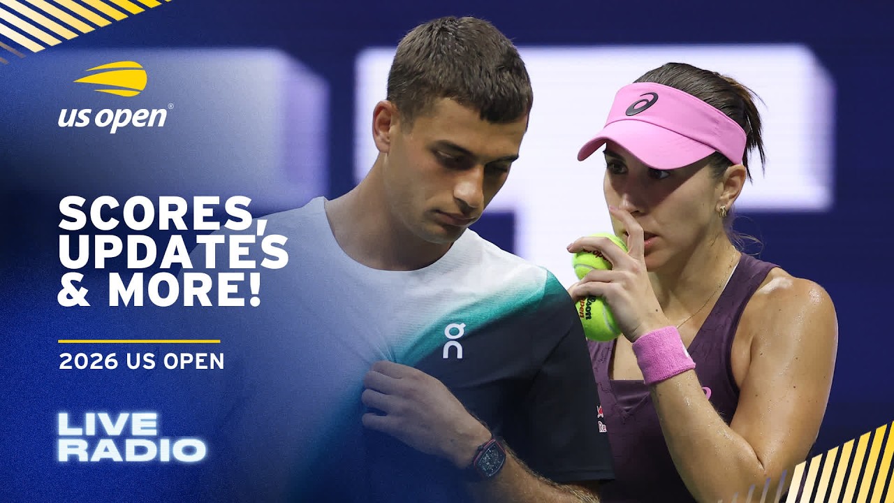 LIVE | Featuring Belinda Bencic, Flavio Cobolli, Karolina Muchova & More | Radio | 2026 US Open