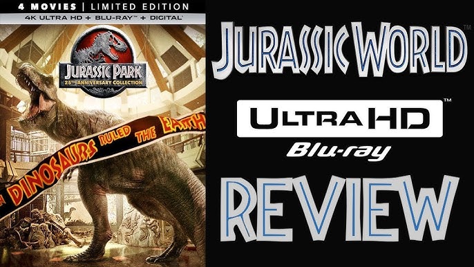 JURASSIC PARK 4K Bluray Review  Jurassic Park Collection 4K 