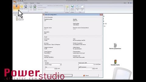 How to connect CEM-C10 to PowerStudio Scada?