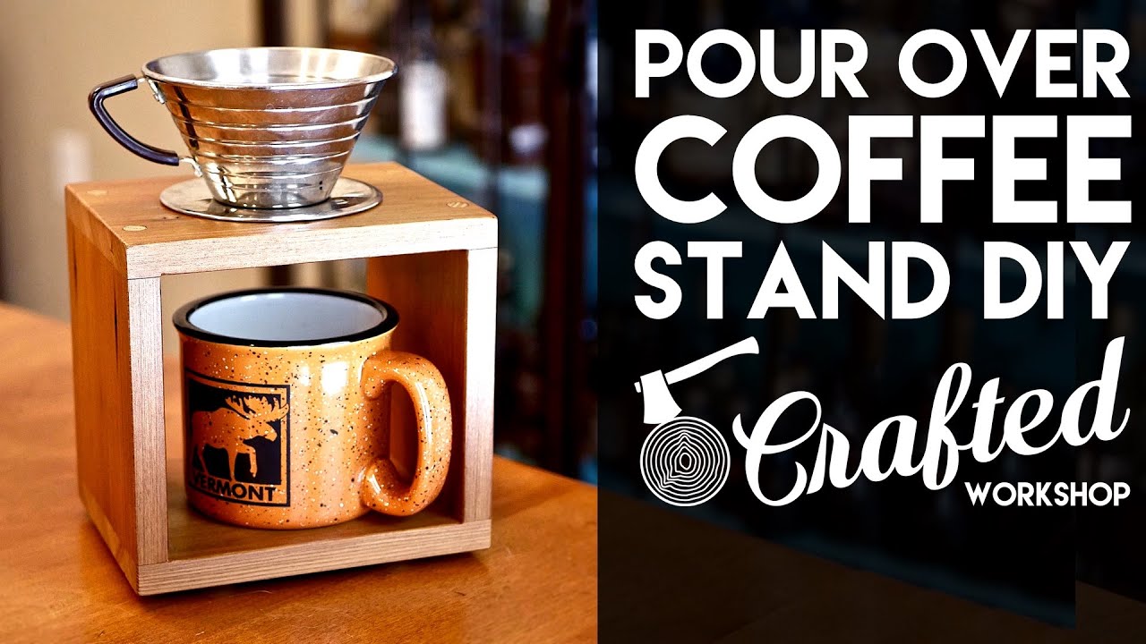 Redwood Pour Over Coffee Stand DIY