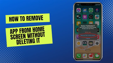 How to remove apps from home screen without deleting the app on iPhone (2023)