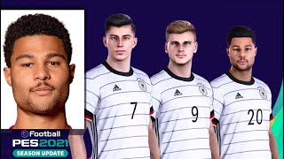 eFootball PES 2021 Germany Faces, Stats & Overalls | Season Update