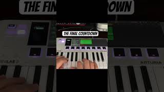 The Final Countdown- Cover // Arturia minilab 3 #arturia #minilab3 #cover #shorts