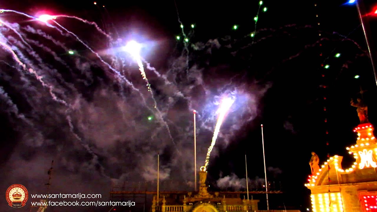 Spettaklu ta' Nar mal-Mużika, Festa Titulari Santa Marija, Mqabba 2014