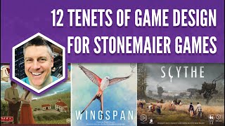 12 Tenets of Game Design for Stonemaier Games