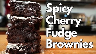 Spicy Cherry Chocolate Bliss: Chipotle Infused Fudge Brownies by Sabroso 249 views 3 months ago 6 minutes, 39 seconds