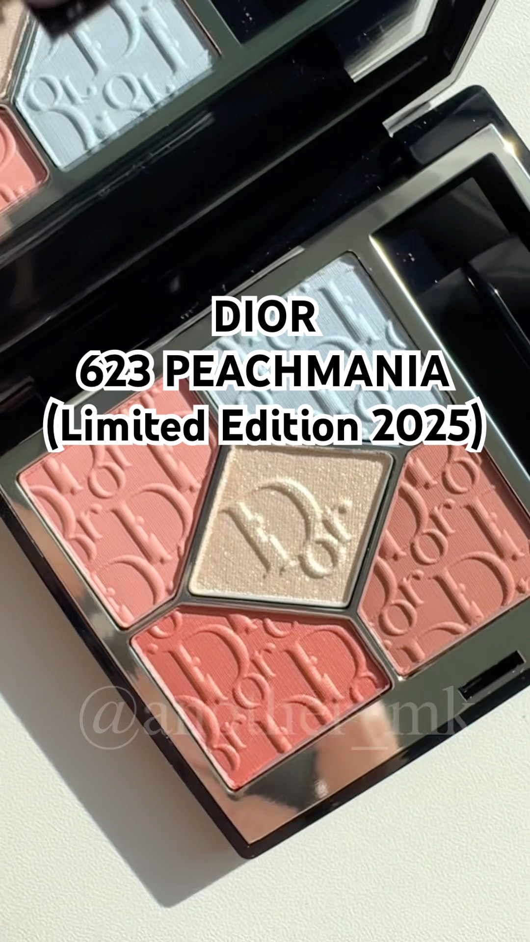 DIOR || Diorshow 5 Couleurs 623 PEACHMANIA 🍑 - YouTube