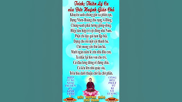 THIÊN LÝ CA CỦA ĐỨC THẦY TU GẤP