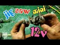 DIY l chế cưa lọng mini 12v l mini jigsaw 12v