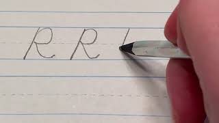 Capital "R" in cursive