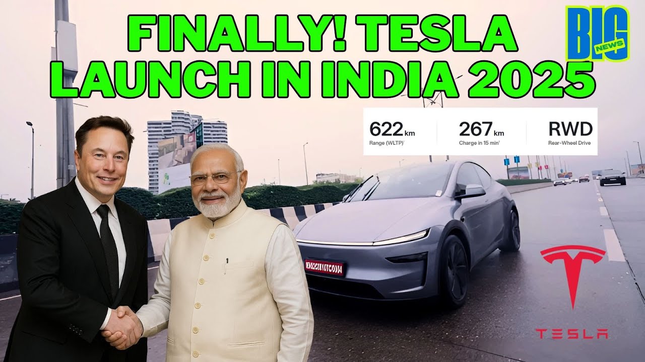 Tesla Model Y Launched in India | Price, Features, Booking, Delivery & Full Details 2025