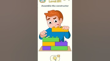 Dop 2 (Delete One Part) Level- 591 Assemble the constructor #viralvideo #shorts @loldopshorts
