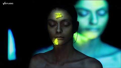 V-Studio Human Face Projection Mapping