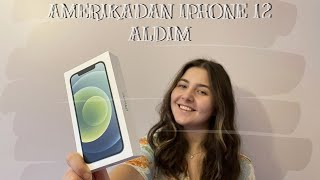 Ameri̇kadan Iphone 12 Aldim Su Yeşili Iphone 12 Kutu Açılımı Pasaporta Telefon İşletme