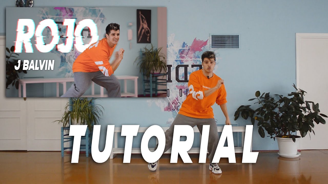 J. Balvin - Rojo | TUTORIAL COREOGRAFÍA PASO A PASO (HIPHOP desde CERO)