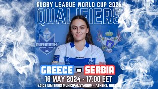 GREECE vs SERBIA, Women Rugby League World Cup Qualifiers 2026