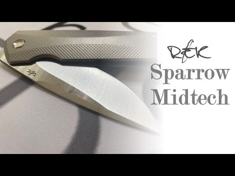 REK Sparrow Midtech | Titanium | Bohler M390