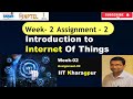 NPTEL Introduction to IoT (Internet of Things) Week 2 Assignment 2 Quiz Answers | 2025 Jan