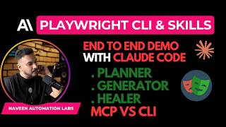 Playwright CLI & Skills - End To End Demo | Playwright MCP vs CLI Skills | Token Consumption