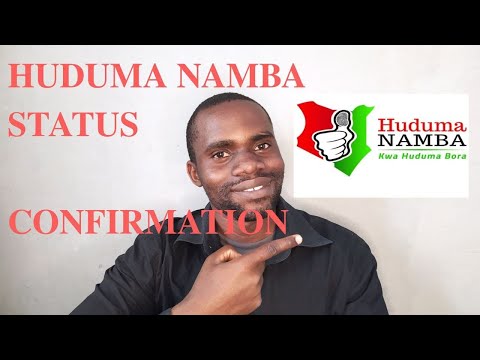 Huduma Namba Confirmation Portal