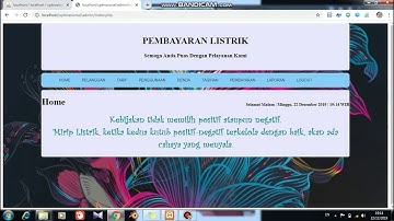Program Aplikasi Pembayaran Listrik