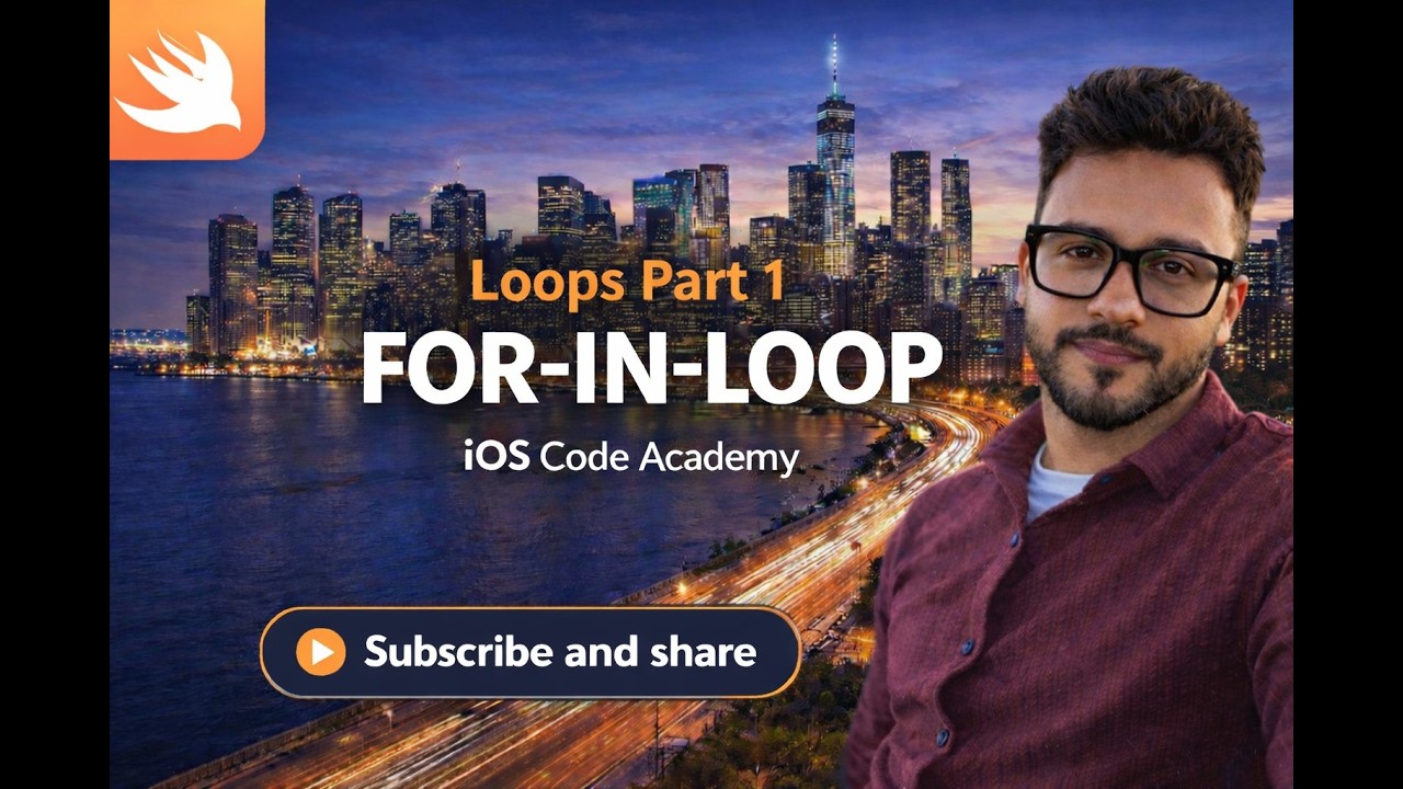 Loops in Swift Part 1 | FOR-IN Loop Explained with Example | iOS ...