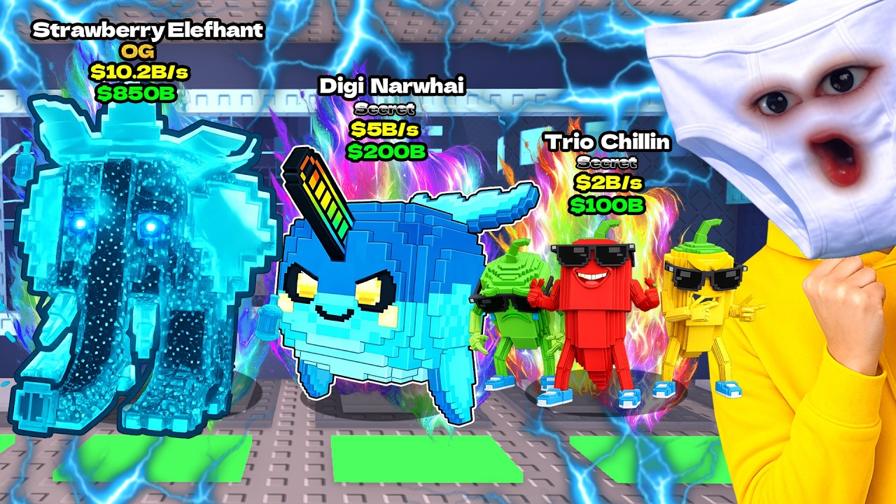 Ultra-Rare Brainrots with the New Crafting Machine and Stacked