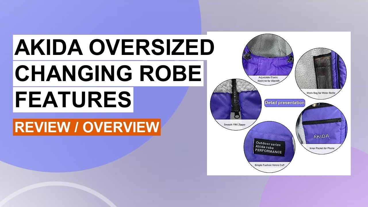Akida Oversized Changing Robe Review: The Ultimate Waterproof Surf ...