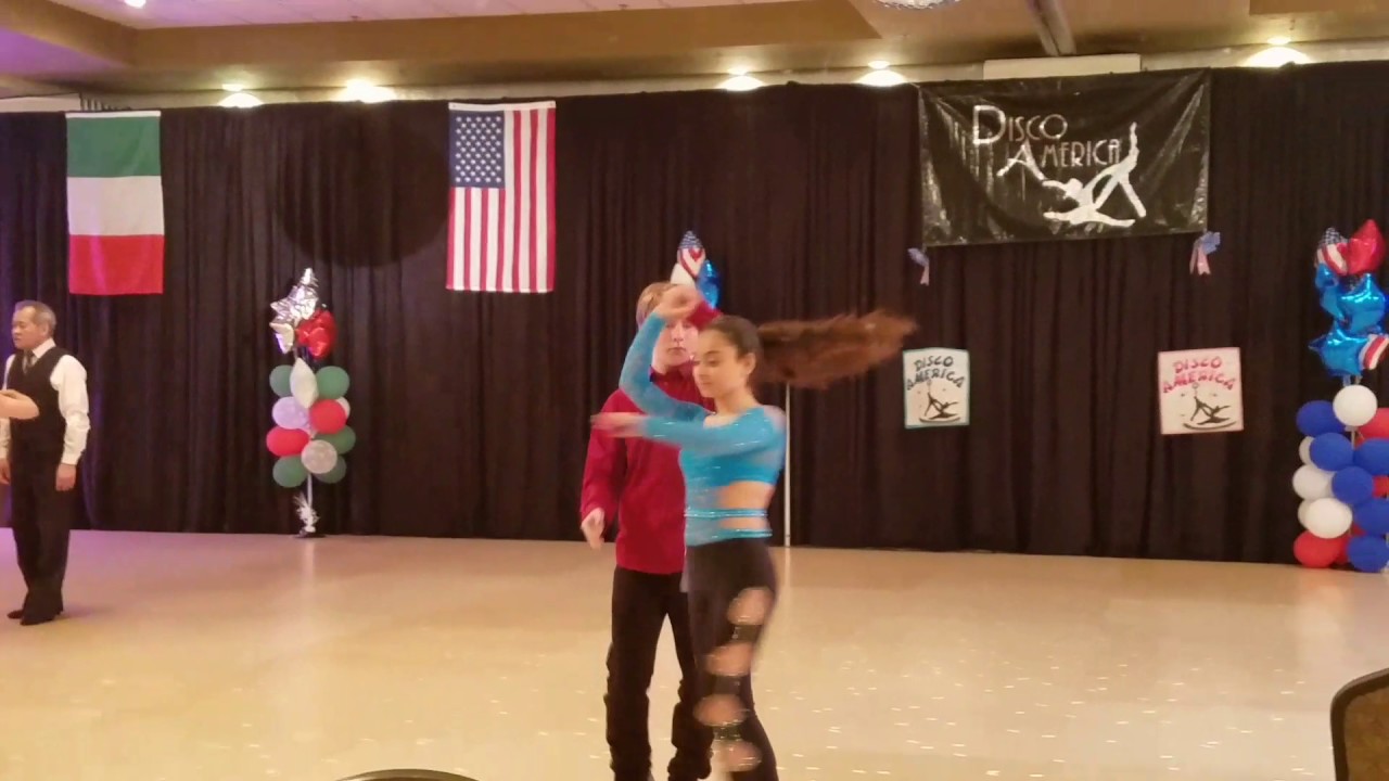 Hustle social dancing