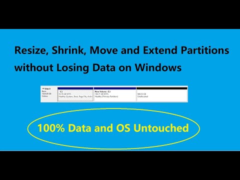 Resize Shrink Move and Extend Partitions on Windows [No Data Loss]