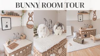 Bunny Room Tour 🤍 Indoor Bunnies | Free Roam Bunnies | Indoor Rabbit Set Up