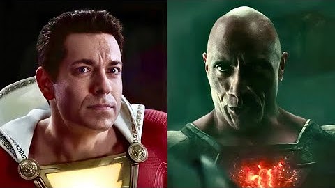 Zachary Levi’s Shazam Meets @therock’s Black Adam