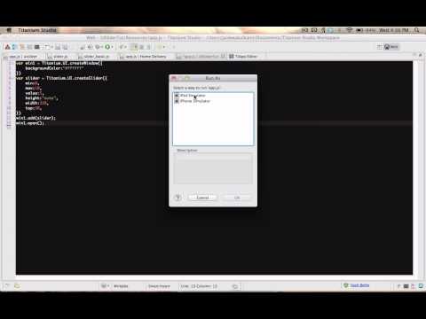 Titanium Studio - UISlider Tutorial
