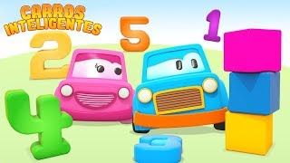 Números para crianças. Carros Inteligentes. Desenhos animados para crianças screenshot 1