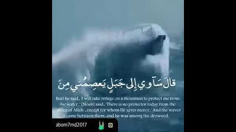 آيات من سورة هود بصوت القارئ يوسف ابكر