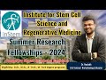 Summer research fellowships  2024  instem  stem cell internship training summerinternships