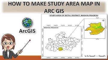 HOW TO MAKE STUDY AREA MAP IN ARCGIS | ARC GIS TUTORIAL | #ARCGIS #EASY TRICKS