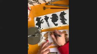 [FULL VIDEO] Online Workshop: Creative Collage Black Coffee Silhouettes with IFA Paris Lecturer Asya screenshot 4
