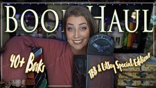 GIANT BOOK HAUL | One year's worth of book buying! TONS of Special Editions, The Broken Binding, etc