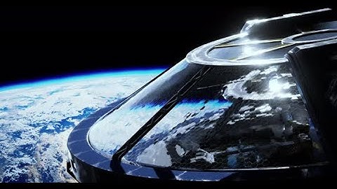 Animation of Experimental Starship Leaving Earth Orbit | Motion Graphics template - Envato element